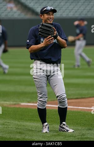 11. Juni 2009: Ichiro Suzuki #51 in Aktion während der Baltimore Orioles gegen die Seattle Mariners im Oriole Park at Camden Yards in Baltimore, Maryland. (Bild: © Mitch Stringer/Cal Sport Media/ZUMA Press) Stockfoto