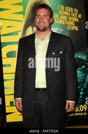 2. März 2009 - Hollywood, Kalifornien, USA - BEN ROETHLISBERGER von NFL kommt zur Premiere der Watchmen Los Angeles im Chinese Theatre. (Foto: © Lisa O'Connor/ZUMA Press) Stockfoto