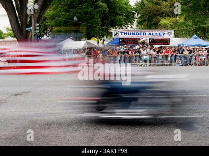 24. Mai 2009 - Washington, District of Columbia, USA - Fahrer, die am 24. Mai 2009 an der Memorial Day Motorcycle Remember Ride in Washington D.C. teilnehmen. (Foto: © Pete Marovich/ZUMA Press) Stockfoto