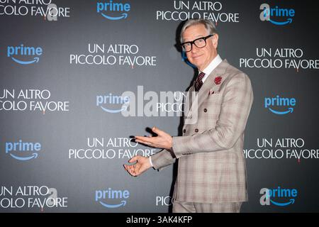 Rom, Italien. April 2025. Paul Feig nimmt am Fotoruf von UN altro piccolo favore (ein weiterer einfacher Gefallen) im Cinema Barberini in Rom Teil. Quelle: SOPA Images Limited/Alamy Live News Stockfoto