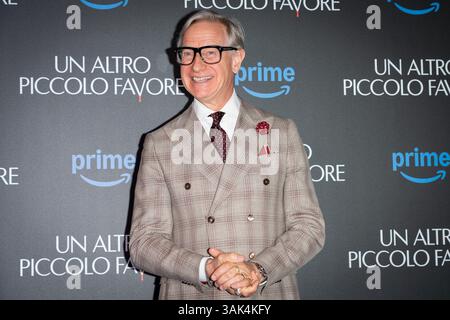 Rom, Italien. April 2025. Paul Feig nimmt am Fotoruf von UN altro piccolo favore (ein weiterer einfacher Gefallen) im Cinema Barberini in Rom Teil. Quelle: SOPA Images Limited/Alamy Live News Stockfoto
