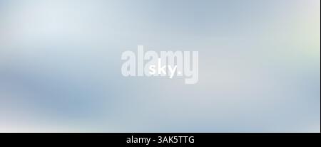 Farbiger Hintergrund des Himmelsverlaufs. Abstraktes graues Banner mit Regenbogenmuster. Vektorabbildung Stock Vektor