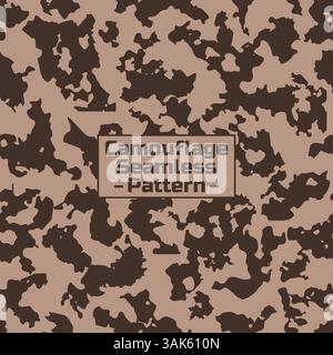 Abstraktes, nahtloses Muster mit Blumenmuster Stock Vektor