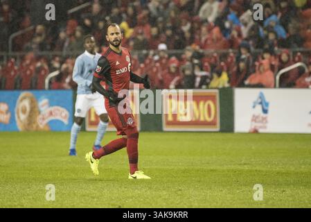 31. März 2017 – Toronto, Ontario, Kanada – VICTOR VAZQUEZ (7) im MLS-Spiel zwischen Toronto FC und Sporting Kansas City (Foto: © Angel Marchini via ZUMA Wire) Stockfoto