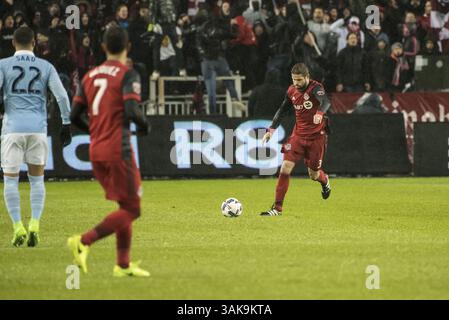 31. März 2017 – Toronto, Ontario, Kanada – ZOG MOOR (3) während des MLS-Spiels zwischen Toronto FC und Sporting Kansas City (Foto: © Angel Marchini via ZUMA Wire) Stockfoto