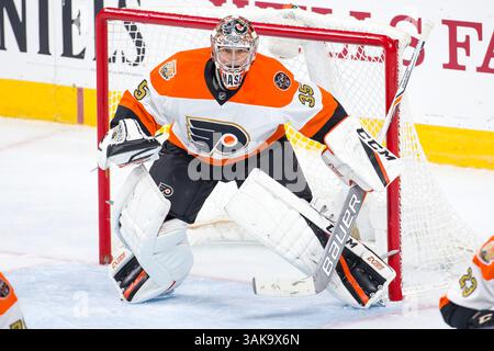 20. Oktober 2016: Steve Mason (35), Torhüter der Philadelphia Flyers, im NHL-Spiel zwischen den Anaheim Ducks und Philadelphia Flyers im Well Fargo Center in Philadelphia, Pennsylvania. Die Anaheim Ducks gewannen mit 3:2. Christopher SzagolaCal Sport Media (Kreditbild: &Copy; Chris Szagola/CSM via ZUMA Wire) Stockfoto