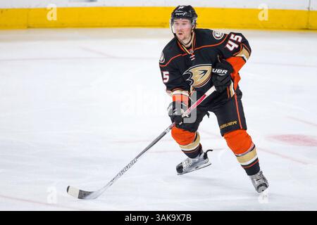 20. Oktober 2016: Sami Vatanen, Verteidiger der Anaheim Ducks (45) im NHL-Spiel zwischen den Anaheim Ducks und Philadelphia Flyers im Well Fargo Center in Philadelphia, Pennsylvania. Die Anaheim Ducks gewannen mit 3:2. Christopher SzagolaCal Sport Media (Kreditbild: &Copy; Chris Szagola/CSM via ZUMA Wire) Stockfoto