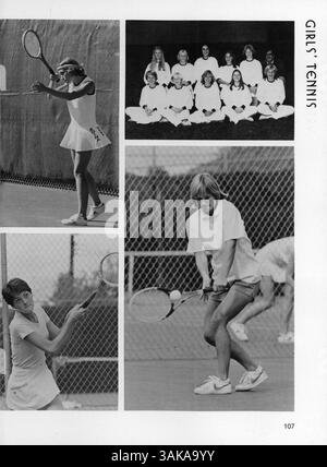 Windigo '78, das Jahrbuch der Edina West High, reflektiert die bedeutenden akademischen, sportlichen und außerschulischen Ereignisse des Schuljahres 1977-1978. Stockfoto