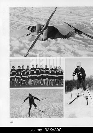 Das Jahrbuch 1978, Windigo '78, von der Edina West High School, zeigt die Schüler, Lehrer, Sportmannschaften, Vereine und Schlüsselveranstaltungen des akademischen Jahres 1977-1978. Stockfoto