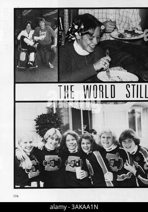 Windigo '78 von der Edina West High dokumentiert die Schüler, Lehrer, Leichtathletik, Vereine und andere Veranstaltungen des Schuljahres 1977-1978. Stockfoto