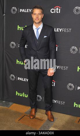 18. März 2017 – Hollywood, Kalifornien, USA – Justin Hartley nimmt am 18. März 2017 am Paley Center for Media's 34th Annual PaleyFest Screening of This Is US im Dolby Theater in Hollywood, Kalifornien Teil. 2017 (Bild: © Dave Longendyke/Globe Photos via ZUMA Wire) Stockfoto