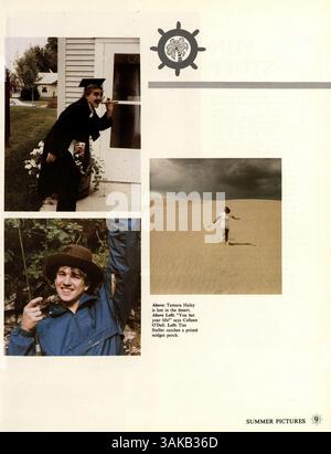 Das Jahrbuch der South High 1986, Tiger, zeigt das Studentenleben, akademische Erfolge, Sport, und gesellschaftliche Veranstaltungen aus dem Schuljahr 1985-1986. Stockfoto