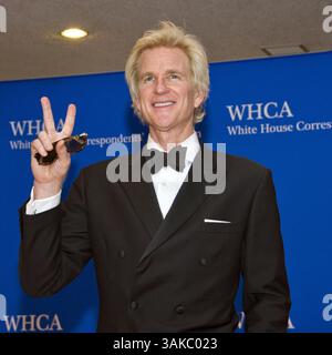 29. April 2017 - Washington, District of Columbia, USA - Schauspieler MATTHEW MODINE kommt zum jährlichen Abendessen der White House Correspondents Association 2017 im Washington Hilton Hotel. (Kreditbild: © Ron Sachs/CNP via ZUMA Wire) Stockfoto