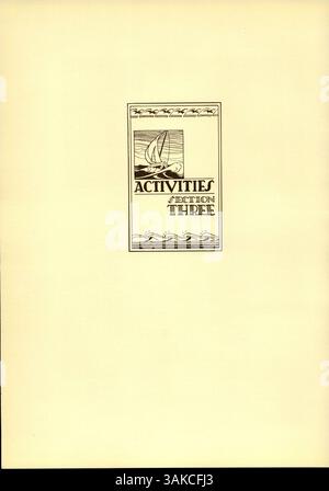 Das South High School Yearbook 1930 mit dem Titel „Tiger“ dokumentiert die wichtigsten Schulaktivitäten, Schüler, Lehrer und Sportveranstaltungen des Schuljahres 1929-1930. Sie hebt auch die Beteiligung afroamerikanischer Schüler an verschiedenen Schulaktivitäten und Clubs hervor. Stockfoto