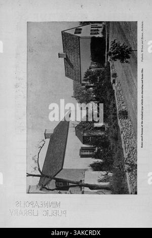 Keith’s Magazine, das 1918 vom Architekten Max L. Keith veröffentlicht wurde, bietet Hausentwürfe, Grundrisse und Baudetails. Das Magazin befasst sich mit Baustilen, Kosten und enthält Artikel über Wohnbau, Innenarchitektur und Landschaftsgestaltung. Stockfoto