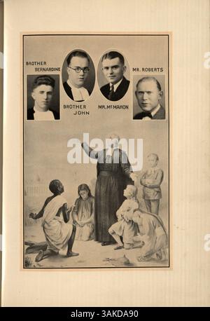 Das Jahrbuch „Athanasian“ 1931 der de La Salle High School zeichnet Schüler, Lehrer, Vereine, Leichtathletik und bedeutende Ereignisse aus dem Schuljahr 1930-1931 auf. Stockfoto