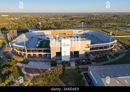 Orlando, Florida - 23. Dezember 2022: Das FBC Mortgage Stadium an der University of Central Florida wurde im Jahr 2007 eröffnet Stockfoto
