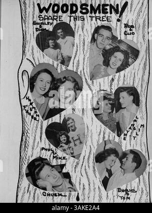„Orator 1945“ ist das Jahrbuch der Patrick Henry High School, das das Leben der Schüler, Lehrer und Veranstaltungen aus dem akademischen Jahr 1944-1945 beschreibt. Stockfoto
