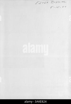 Das Jahrbuch des Lutherischen Bibelinstituts 1957, The Reflector, erfasst Momente und Ereignisse aus dem akademischen Jahr 1956-1957. Stockfoto