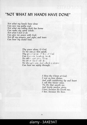 Das Jahrbuch des Lutherischen Bibelinstituts 1957, The Reflector, dokumentiert die Höhepunkte und Ereignisse des akademischen Jahres 1956-1957, einschließlich Studenten und Dozenten. Stockfoto