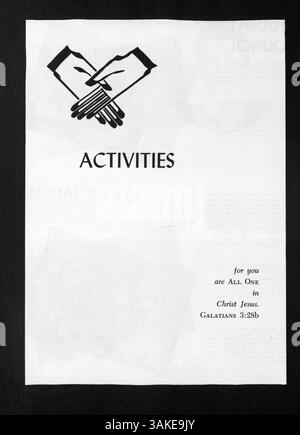 Dieses Jahrbuch 1957 des Lutherischen Bibelinstituts The Reflector beleuchtet die Schüler, die Lehrkräfte und die wichtigsten Ereignisse des Schuljahres 1956-1957. Stockfoto