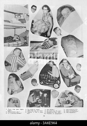 Das Jahrbuch des Lutherischen Bibelinstituts 1957, The Reflector, dokumentiert das Schuljahr 1956-1957 mit Höhepunkten von Studenten und Lehrkräften und bedeutenden Ereignissen. Stockfoto