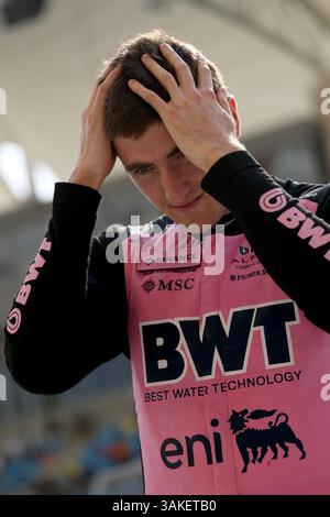 Sakhir, Bahrain. April 2025. Jack Doohan (aus) Alpine F1 Team. 12.04.2025. Formel-1-Weltmeisterschaft, Rd 4, Grand Prix Von Bahrain, Sakhir, Bahrain, Qualifizierender Tag. Das Foto sollte lauten: XPB/Alamy Live News. Stockfoto