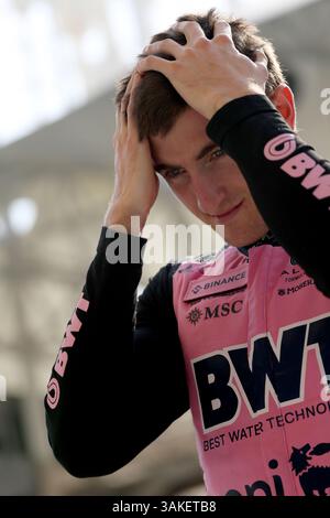 Sakhir, Bahrain. April 2025. Jack Doohan (aus) Alpine F1 Team. 12.04.2025. Formel-1-Weltmeisterschaft, Rd 4, Grand Prix Von Bahrain, Sakhir, Bahrain, Qualifizierender Tag. Das Foto sollte lauten: XPB/Alamy Live News. Stockfoto