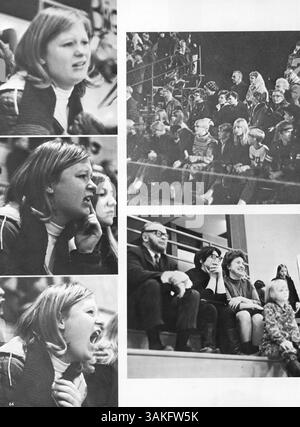 Das High Yearbook der Universität 1968, Bisbila 68, beleuchtet das akademische Jahr 1967-1968 und erfasst die Leistungen der Studenten, Leichtathletik, Vereine und bemerkenswerte historische Beiträge afroamerikanischer Herkunft. Stockfoto