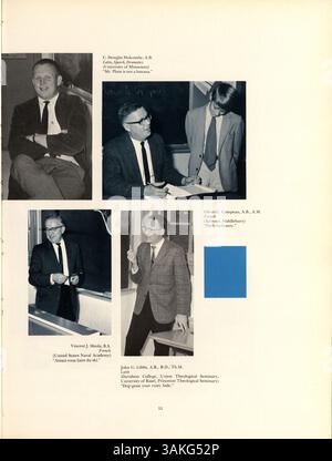 Die Ausgabe 1966 von Blakes Call O' Pan Jahrbuch beleuchtet die wichtigsten Momente des Schuljahres 1965-1966 und dokumentiert die Aktivitäten von Schülern, Lehrern und Dozenten sowie Leichtathletik, Clubs und Veranstaltungen, die das Jahr unvergesslich gemacht haben. Stockfoto