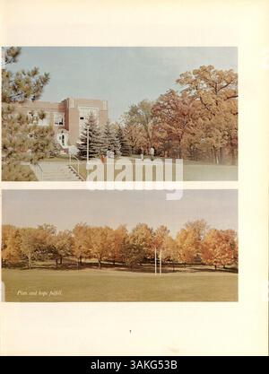 Die 1966 erschienene Ausgabe des Blake Yearbook, Call O' Pan, bewahrt die Erinnerungen an die Schüler, Lehrer und Ereignisse des Schuljahres 1965-1966 und dokumentiert die Höhepunkte der Leichtathletik, Vereine und akademischen Leistungen, die das Highschool-Erlebnis geprägt haben. Stockfoto