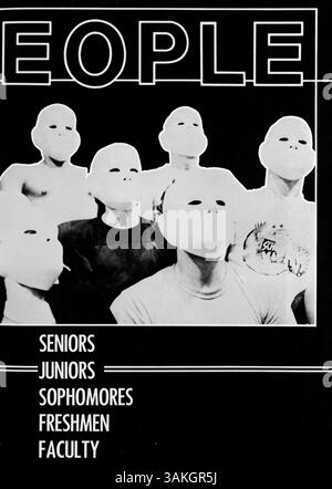 Das Echowan '84 Jahrbuch der St. Louis Park High School bietet einen umfassenden Einblick in das akademische Jahr 1983-1984, einschließlich Highlights aus verschiedenen Schulclubs, Sportmannschaften und Schüleraktivitäten. Stockfoto