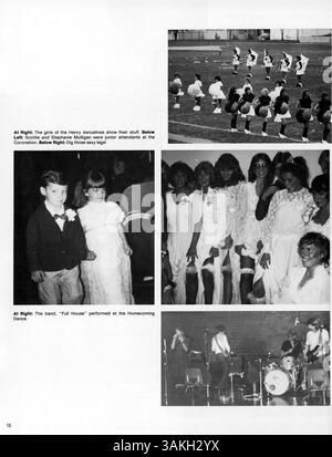 Das Jahrbuch „Redner“ der Patrick Henry High School, 1983, bietet einen umfassenden Überblick über Schüler, Lehrer, Leichtathletik und andere Veranstaltungen aus dem Schuljahr 1982-1983. Stockfoto