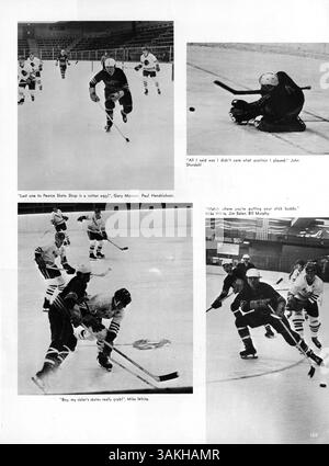 Das Wayzata High School Jahrbuch 1969, Wayako 69, erfasst das Leben von Schülern, Lehrkräften, Leichtathletik, Schulvereine und bedeutende Veranstaltungen aus dem akademischen Jahr 1968-1969, die die Erfahrungen und Erfolge der Gemeinschaft dokumentieren. Stockfoto