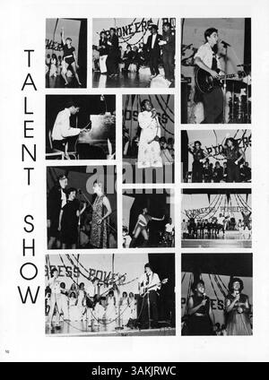 Das Jahrbuch „Eighty Two Centralian“ 1982 von der Central High stellt Studenten, Lehrkräfte, Vereine und Sport vor und bietet einen Überblick über das Schuljahr 1981-1982. Stockfoto