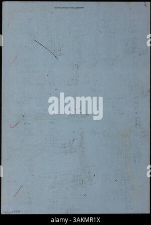 Ein zweifach gefaltetes Dinner-Menü des Minneapolis Athletic Club, gedruckt auf hellblauem Karton. Hier finden Sie eine Auswahl an a la carte Hauptgerichten, Salaten, Sandwiches und Vollgang-Abendessen. Das Kippen ist nicht zulässig. Stockfoto