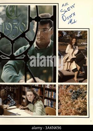 Die 1980 erschienene Ausgabe des Blake Yearbook mit dem Titel „Reflections“ zeigt die Schüler, Mitarbeiter, Vereine, Sportarten und bemerkenswerte Ereignisse aus dem Schuljahr 1979-1980. Stockfoto