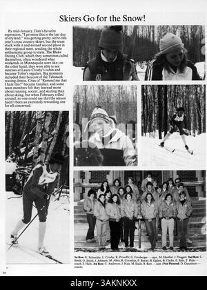 Diese Ausgabe des Blake Jahrbuchs „Reflections“ von 1980 zeigt Schüler, Lehrer, Sportteams, Clubs und bemerkenswerte Veranstaltungen aus dem Schuljahr 1979-1980. Stockfoto