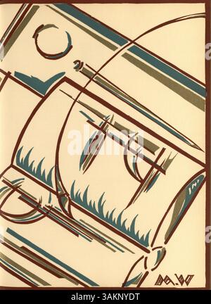 Das Sagamore-Jahrbuch 1932 der Roosevelt High School dokumentiert das Schuljahr 1931-1932 und dokumentiert Schüler, Lehrer, Leichtathletik und Schulclubs. Stockfoto