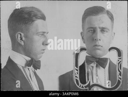 Ben Lyons wurde angeklagt, ein Auto gestohlen zu haben, das später abgestürzt war, was zum Tod seines Gefährten führte. Stockfoto