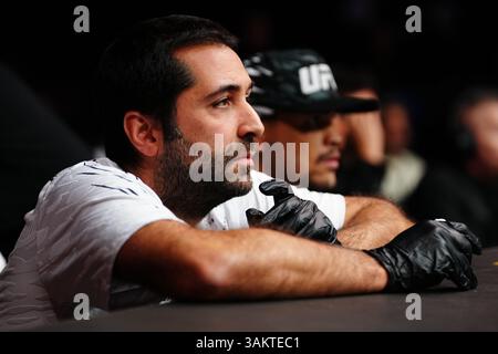 Miami, FL, Miami, FL, USA. April 2025. MIAMI, FL - 12. APRIL: Diego Lima auf der UFC 314 - Volkanovski vs Lopes im Kesaya Center am 12. April 2025 in Miami, FL (Foto: Louis Grasse/PxImages) (Credit Image: © Louis Grasse/PX Imagens via ZUMA Press Wire) NUR REDAKTIONELLE VERWENDUNG! Nicht für kommerzielle ZWECKE! Stockfoto
