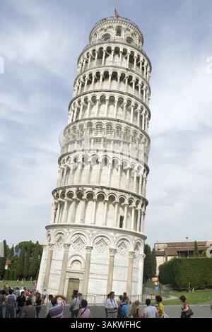 Pisa - Schiefer Turm in der Toskana Italien Stockfoto