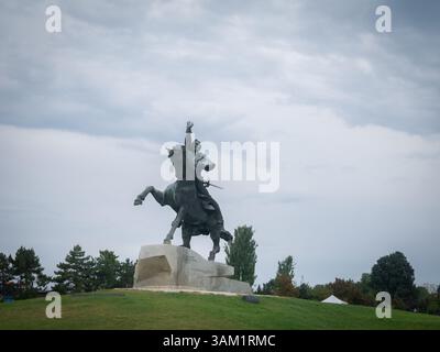 Statue Suworov Denkmal, Tiraspol, Transnistrien, Moldau, Europa Stockfoto