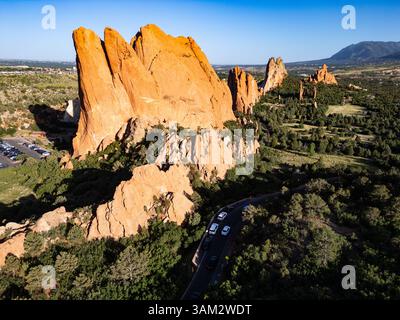 Garden of the Gods, öffentlicher Park, Colorado Springs, Colorado Stockfoto