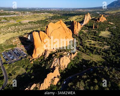 Garden of the Gods, öffentlicher Park, Colorado Springs, Colorado Stockfoto
