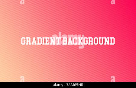 Rosa beige Farbverlauf Hintergrund Vektor-Illustration Stock Vektor