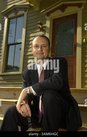 17. Oktober 2005 - USA - KRT US NEWS STORY SLUGGED: ROCKFORD KRT FOTO VON STACEY WESCOTT/CHICAGO TRIBUNE (1. November) Bürgermeister Lawrence J. Morrissey wurde im April 2005 gewählt und hat große Pläne für Rockford. (cdm) 2005 (Kreditbild: © Stacey Wescott/mct/ZUMAPRESS.com) Stockfoto