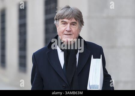 12. März 2014 - London, London, Großbritannien - der Prozess gegen frühere News of the World-Führungskräfte wird im Old Bailey, London, fortgesetzt. Im Bild: Andy Coulsons Barrister, TIMOTHY LANGDALE QC. (Bild: © Lee Thomas/ZUMA Wire/ZUMAPRESS.com) Stockfoto