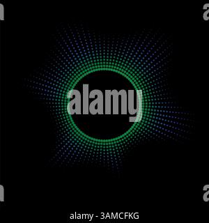 Digital EQ Music Equalizer. Design-Element Für Schallwellen. Sprechende Schallwelle. Künstliche Intelligenz KI-Assistent Sprachvisualisierung. Stockfoto