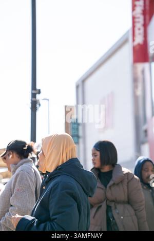 Der Markt in Lewisham High Street, London, England, Großbritannien Stockfoto